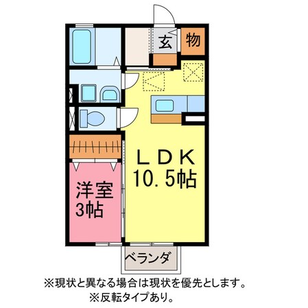 Ｄｓモナリエの物件間取画像